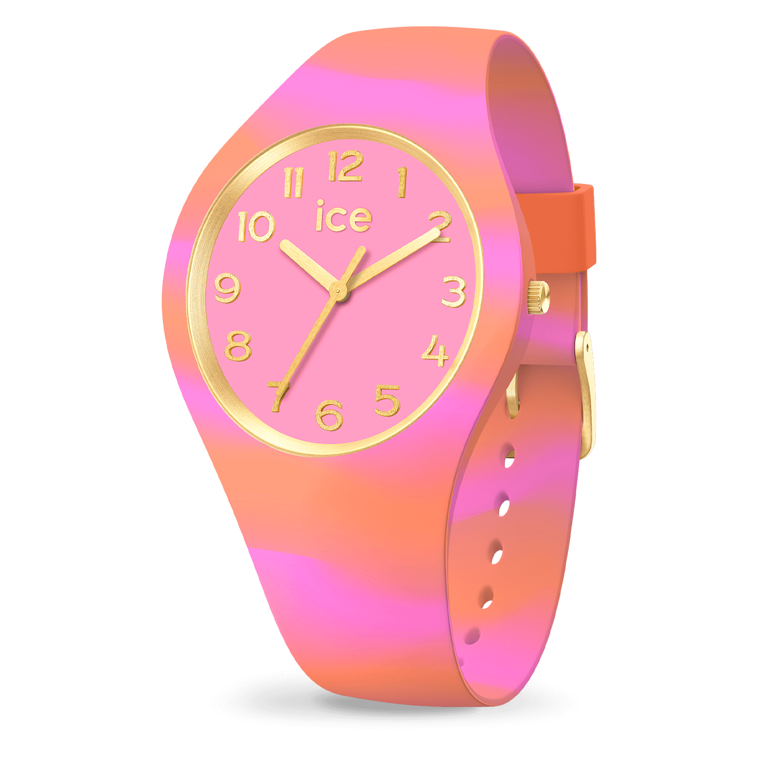 Ice Dye Kinderuhr Tie and - Watch Coral