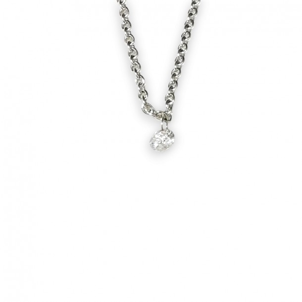 Halskette "Glam" White Diamond 0,05ct.