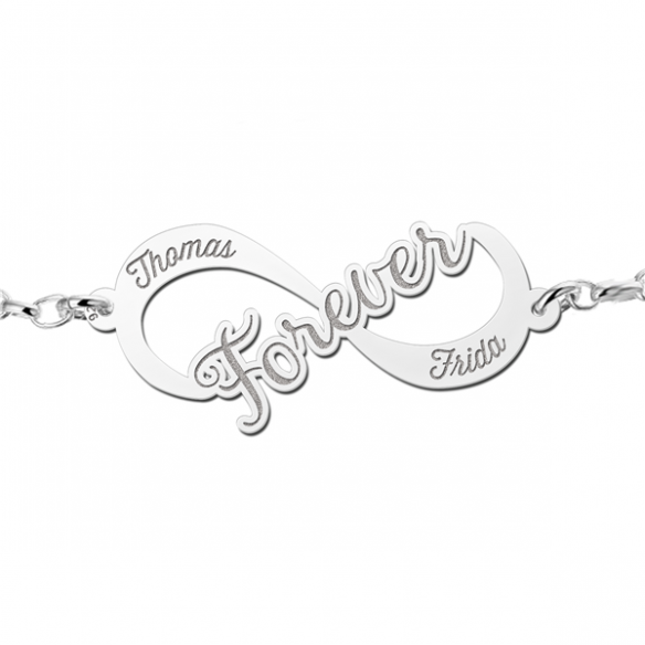 Infinity Armband "Forever" Silber
